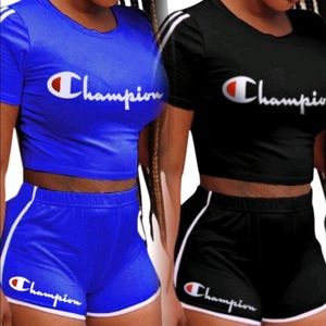 Champion Crop Top Sets